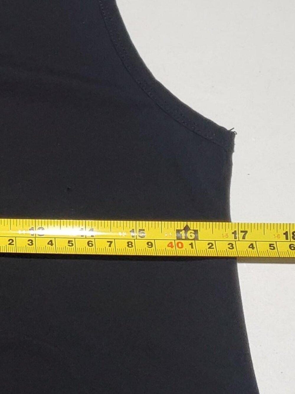 Burberry Brit Black Tank With Plaid Trim Sz L Women's - Shipping incl - Picture 7 of 16